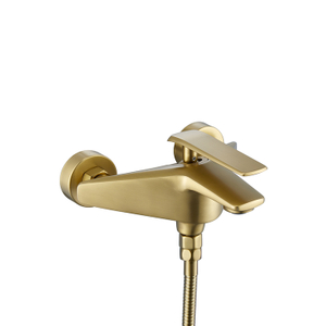 Гуандун 2021 Новый дизайн Настенный латунный золотой смеситель для душа для ванной комнаты Смеситель для ванны