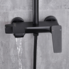 Непосредственно на заводе смеситель для водопада в ванной комнате черный открытый смеситель для душа
