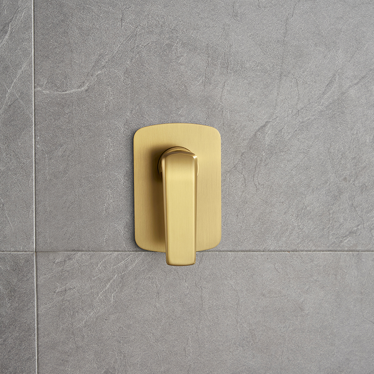 2021 новый дизайн настенный однорычажный золотой смеситель для душа скрытый смеситель для душа для ванной комнаты