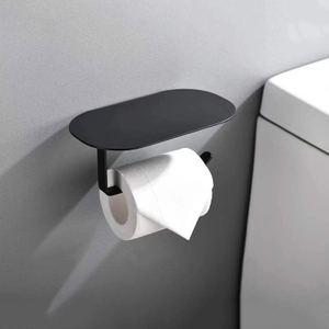 Настенный держатель для туалетной бумаги для ванной комнаты с держателем для рулона туалетной бумаги с полкой